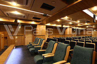 سالن همایش ، کنفرانس ، لابی و نمازخانه هلدینگ ساختمانی بانک مسکن-تهران  